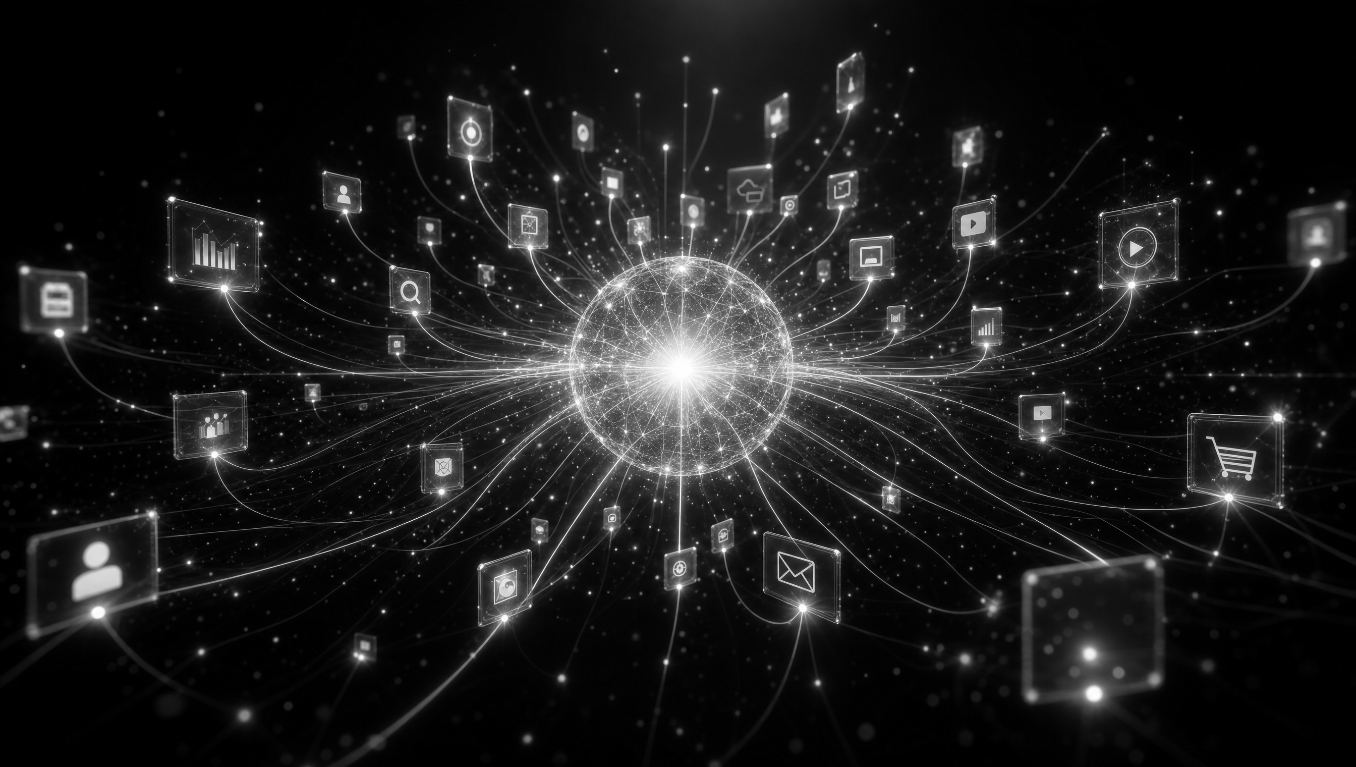 Channels converging into one system